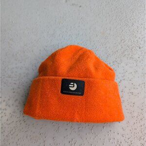 PAUL SMITH Mens Fllece Beanie Hat Orange Vintage Y2K